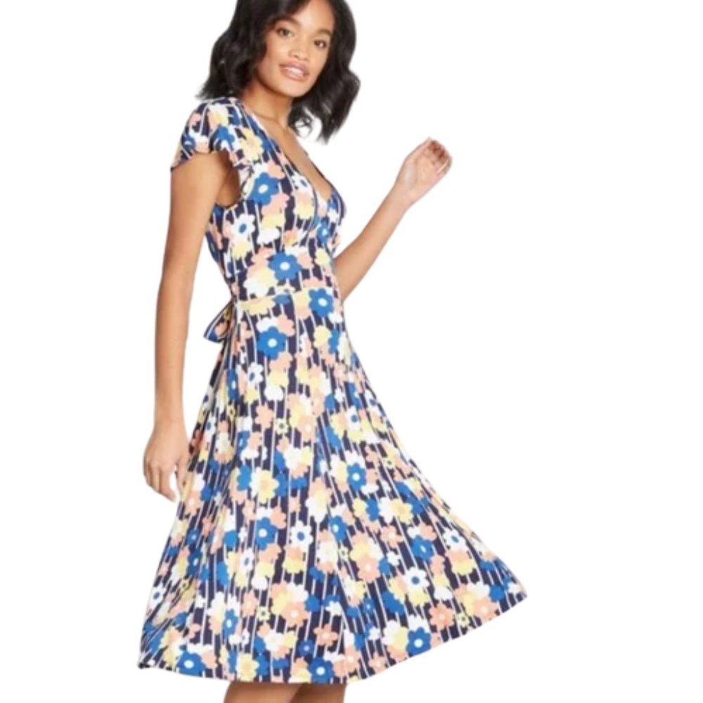 ModCloth Timelessly Lovable Knit Dress Blue